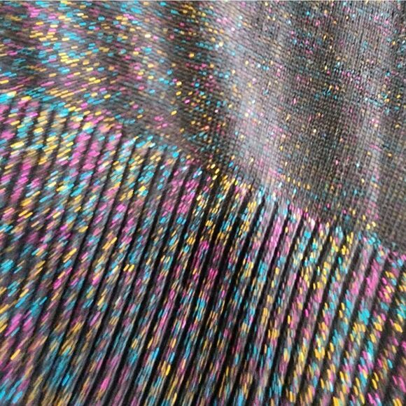 Joseph A multicolored metallic parade luxecore button front cardigan - Picture 12 of 13